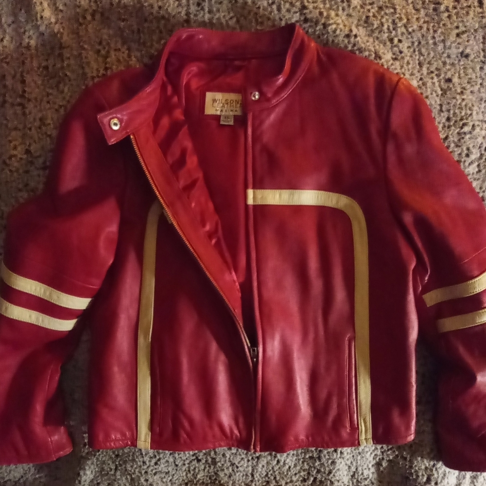 Men's leather jacket